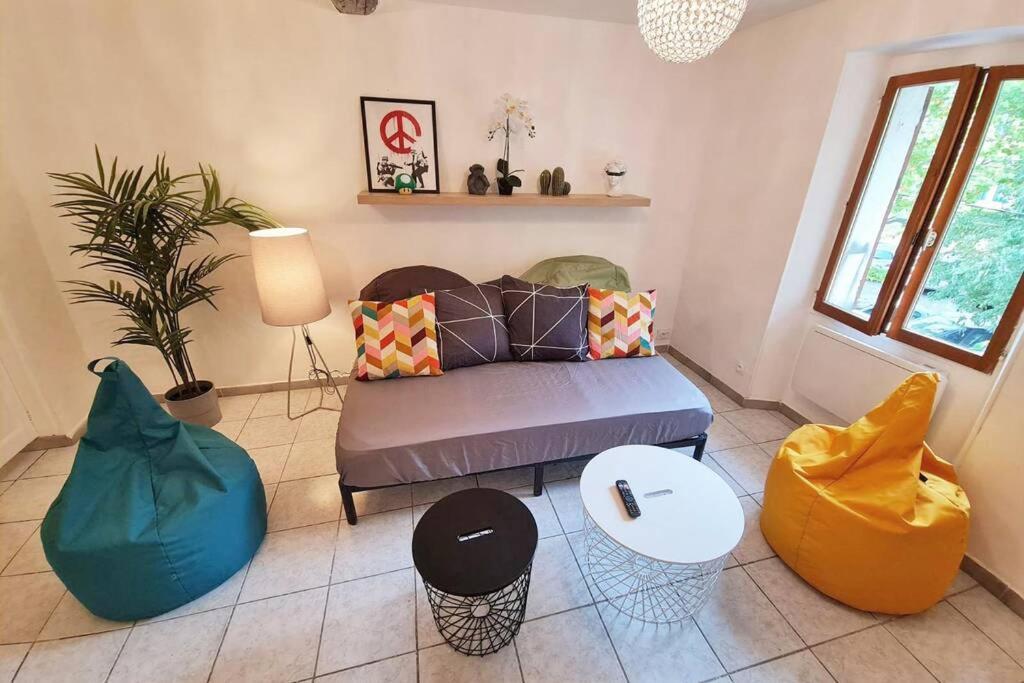 Gregbnb - T2 Design 42M2 - Toulon Est - Wifi Fibre - N5 Buitenkant foto